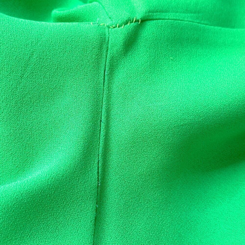 Vintage Indorables of California 60s Pants Suit Set Bright Green Retro Medium - Picture 13 of 14
